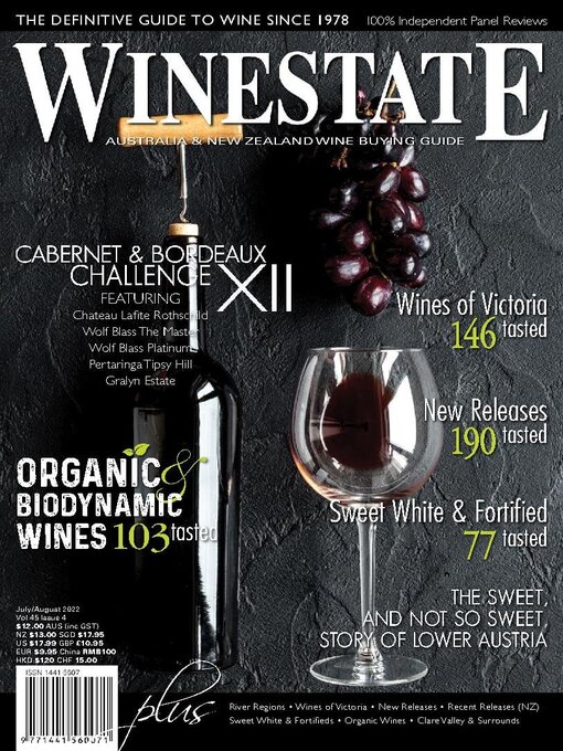 Title details for Winestate Magazine by Winestate Magazine - Available